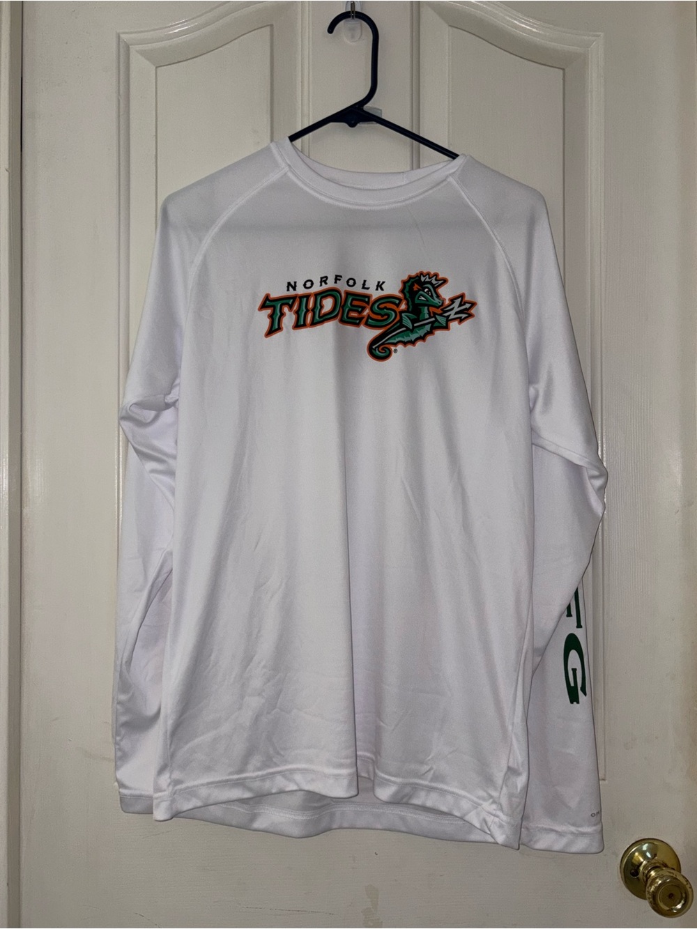 Norfolk Tides Columbia PFG Long Sleeve Performance Shirt